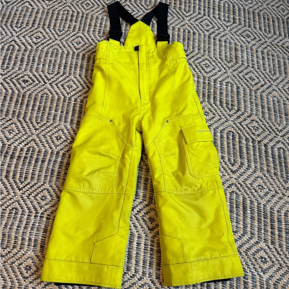 Obermeyer Kids Bright Yellow Overalls